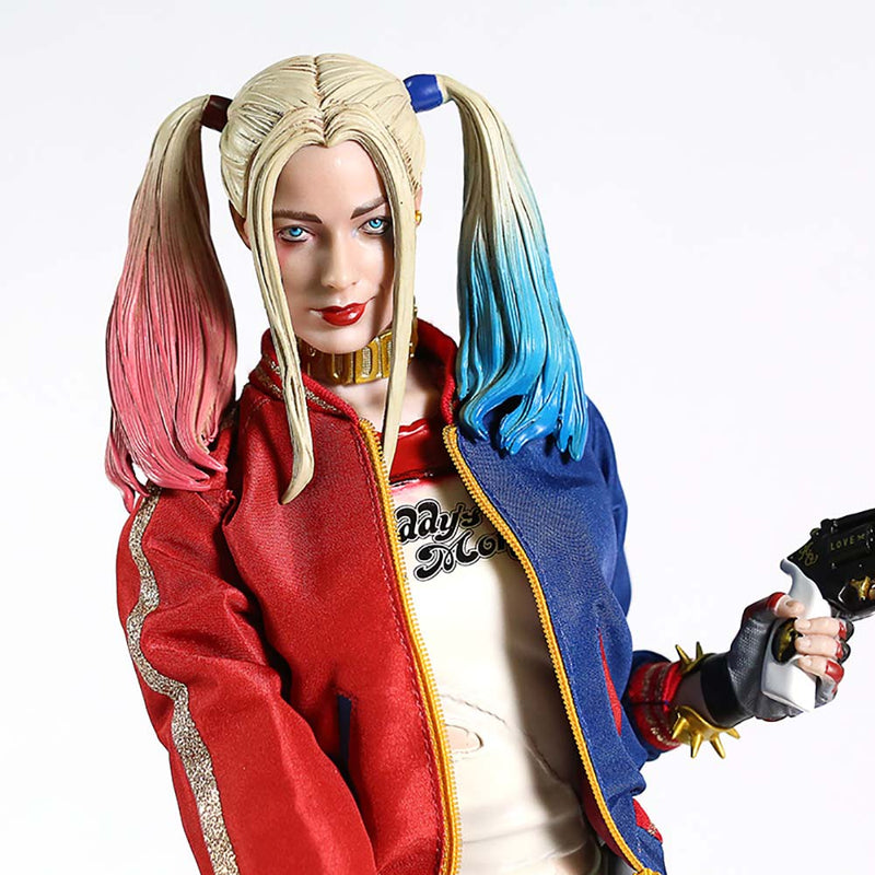Suicide Squad Real Clothes Harley Quinn Action Figure Collectible Model