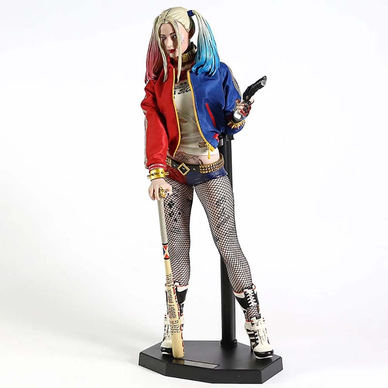 Suicide Squad Real Clothes Harley Quinn Action Figure Collectible Model