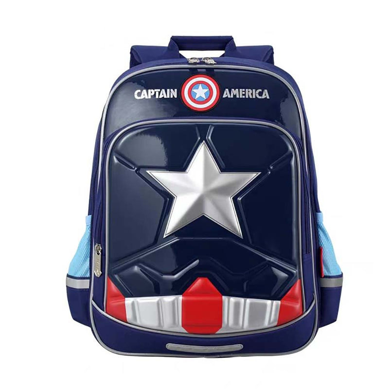 New Super Heroes Captain America Style Primary Students Schoolbag - Toysoff.com