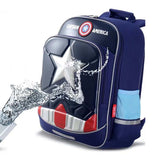 New Super Heroes Captain America Style Primary Students Schoolbag - Toysoff.com