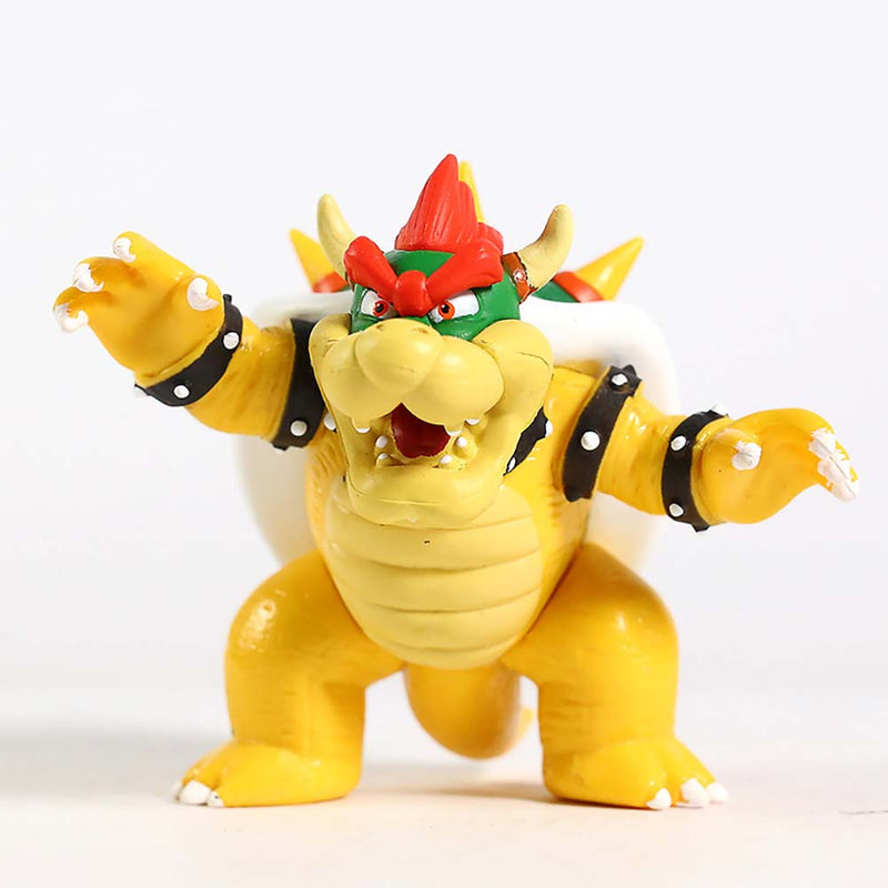 Super Mario Bros Bowser Action Figure Model Mini Kid Toy 9cm