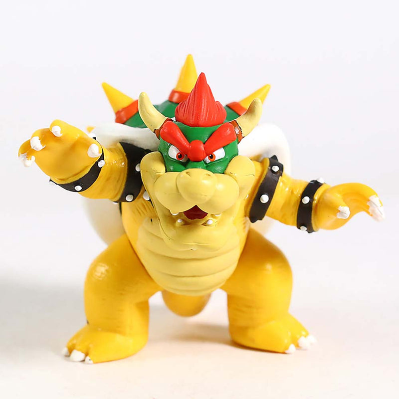 Super Mario Bros Bowser Action Figure Model Mini Kid Toy 9cm