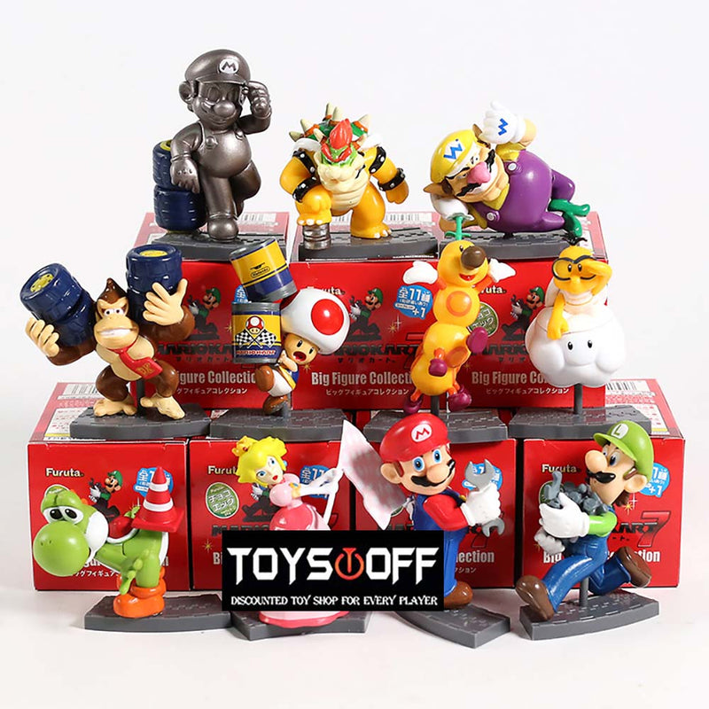 Super Mario Brothers Action Figure Model Mini Toy 11pcs 6cm