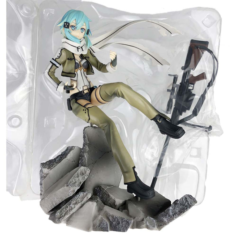 Sword Art Online Asada Shino Action Figure Collectible Model Toy 23cm