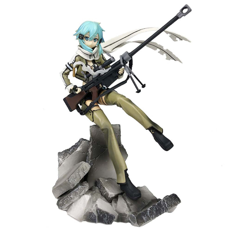 Sword Art Online Asada Shino Action Figure Collectible Model Toy 23cm