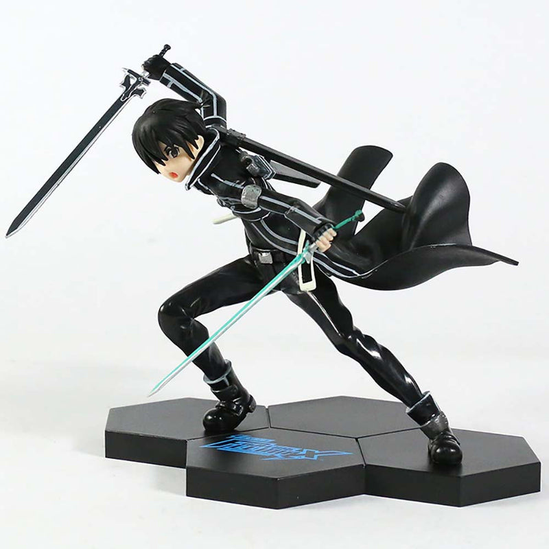 Sword Art Online Kazuto Kirito Action Figure Model Toy 10cm