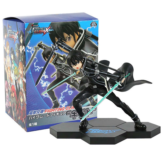 Sword Art Online Kazuto Kirito Action Figure Model Toy 10cm