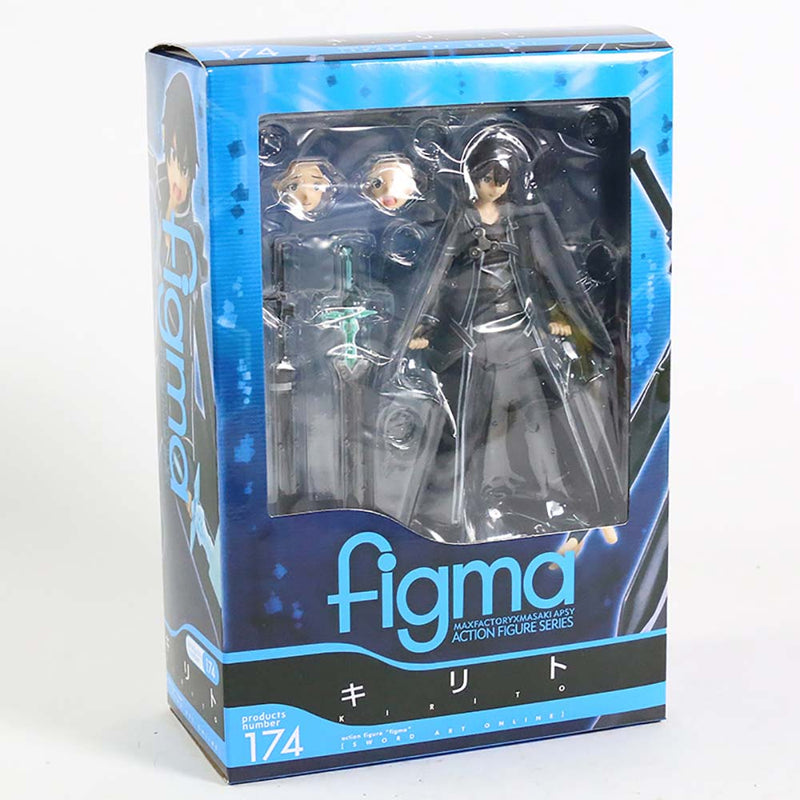 Sword Art Online Kirito Kazuto Figma 174 Action Figure Toy 13cm