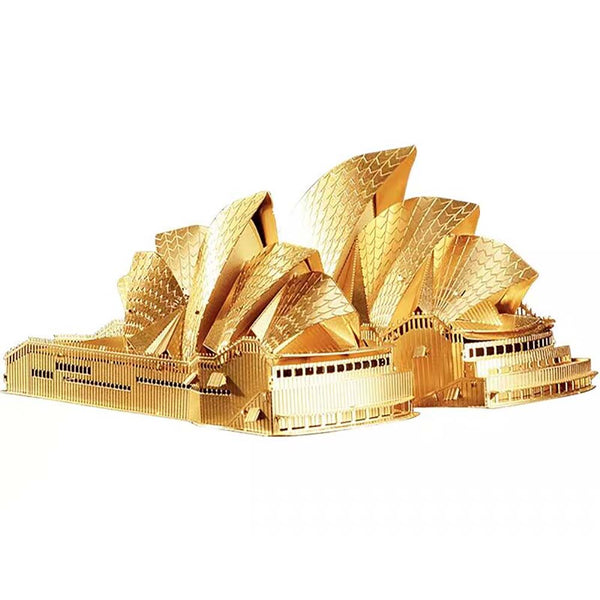 Sydney Opera House 3D Architectural Model Metal Puzzle DIY Assembled Toy - Toysoff.com