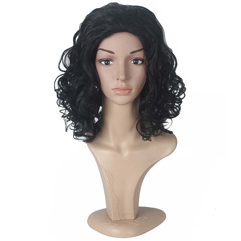 TV Game of Thrones Jon Snow Cosplay Wig Black Hair