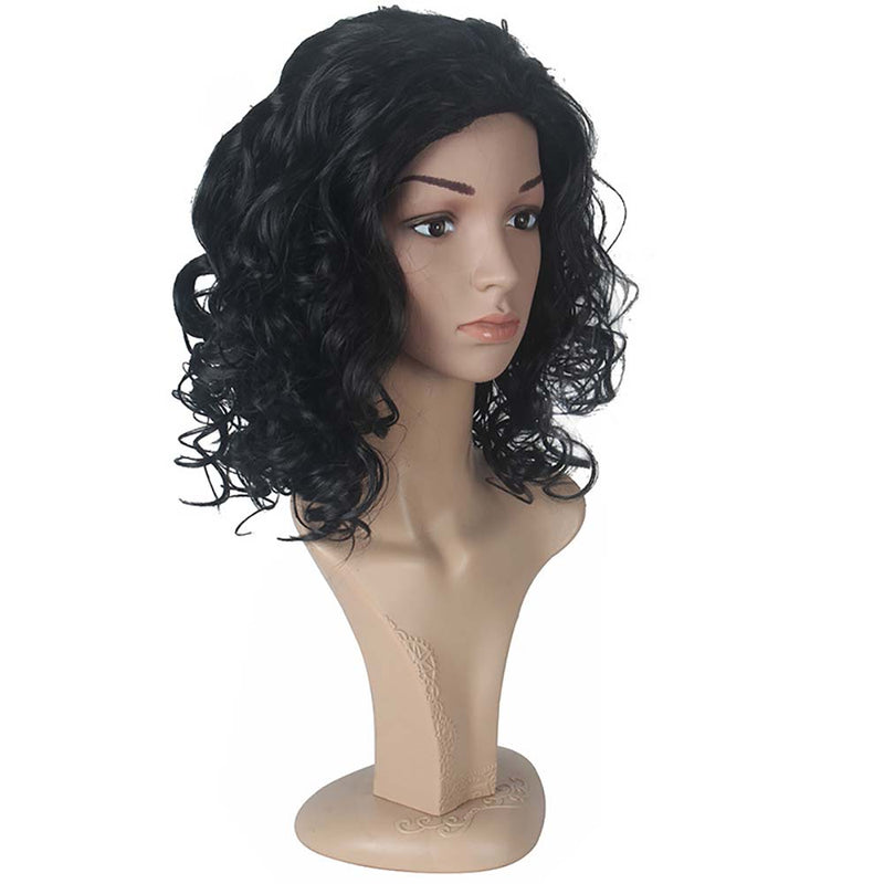 TV Game of Thrones Jon Snow Cosplay Wig Black Hair