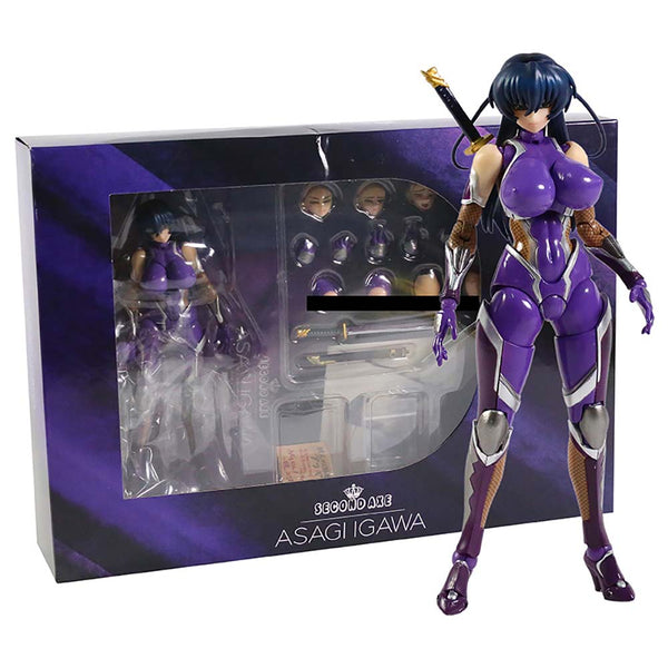 Taimanin Igawa Asagi Action Figure Collectible Model Toy 16cm