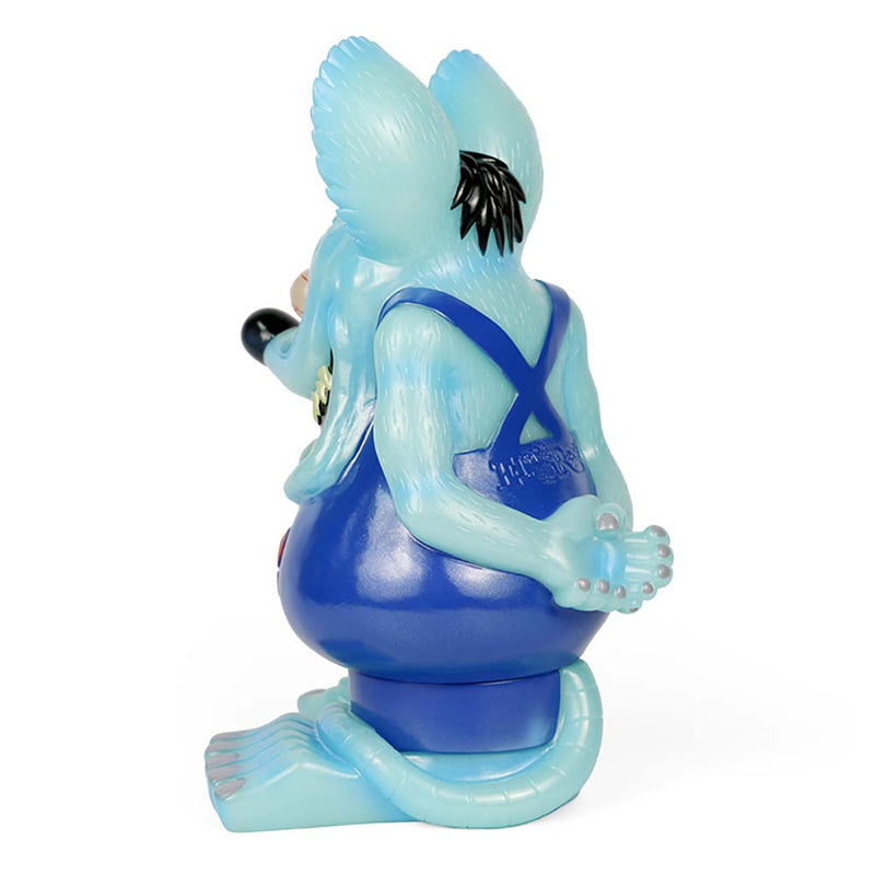 Tales of the Rat Fink Action Figure Big Size Fluorescent Blue 33cm