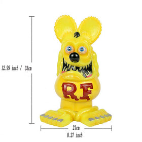 Tales of the Rat Fink Action Figure Big Size Fluorescent Yellow 33cm