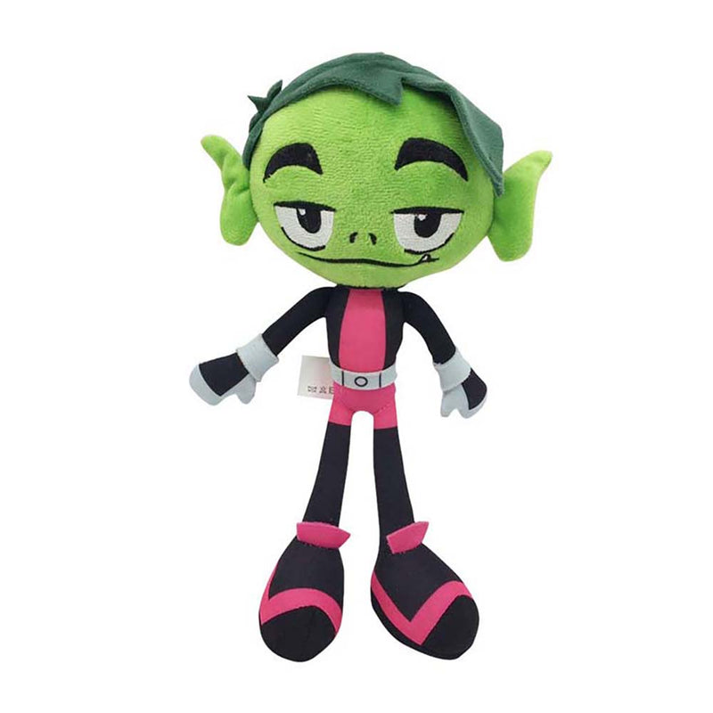 Teen Titans Go Robin Beast Boy Starfire Raven Cyborg Plush Toy 25cm