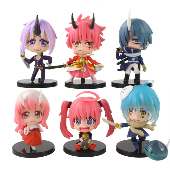 That Time I Got Reincarnated As A Slime Action Figure Toy 6pcs