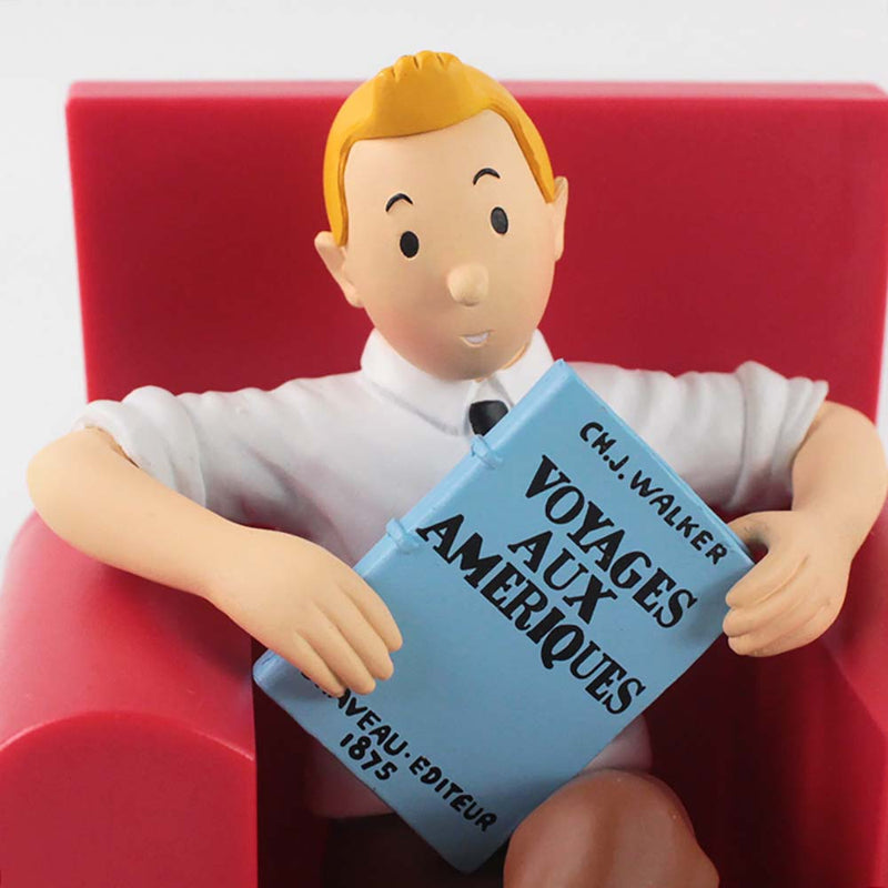 The Adventures of Tintin Sitting Red Sofa Action Figure 15cm