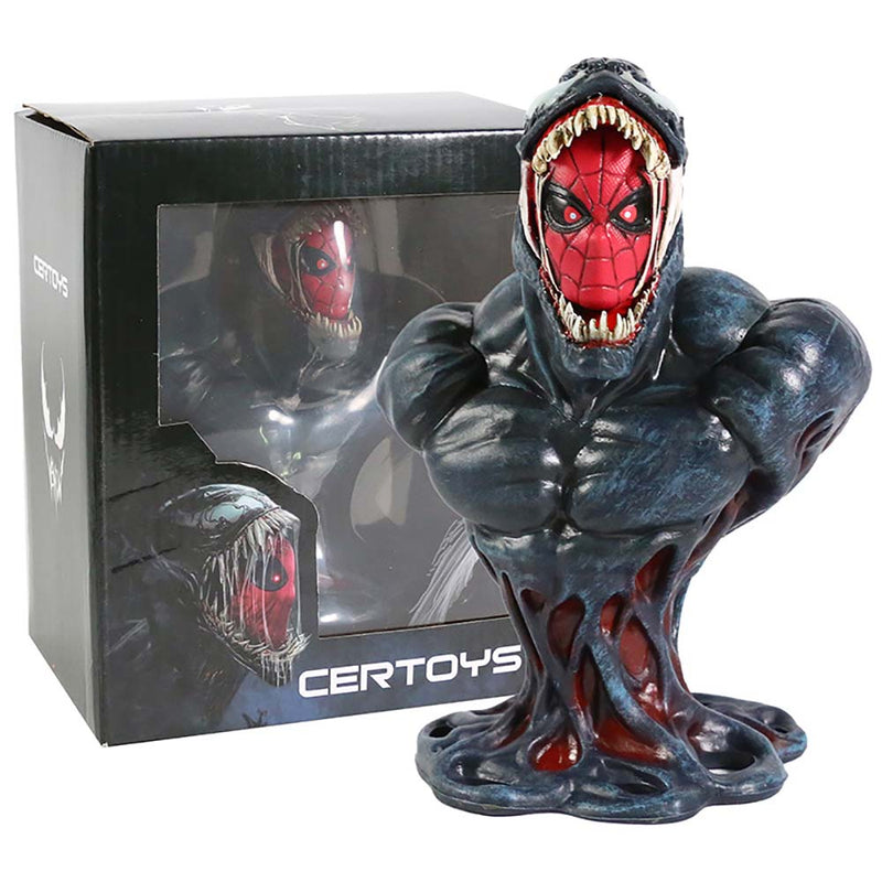 The Amazing Spiderman Venom Bust Action Figure Model Toy 16cm