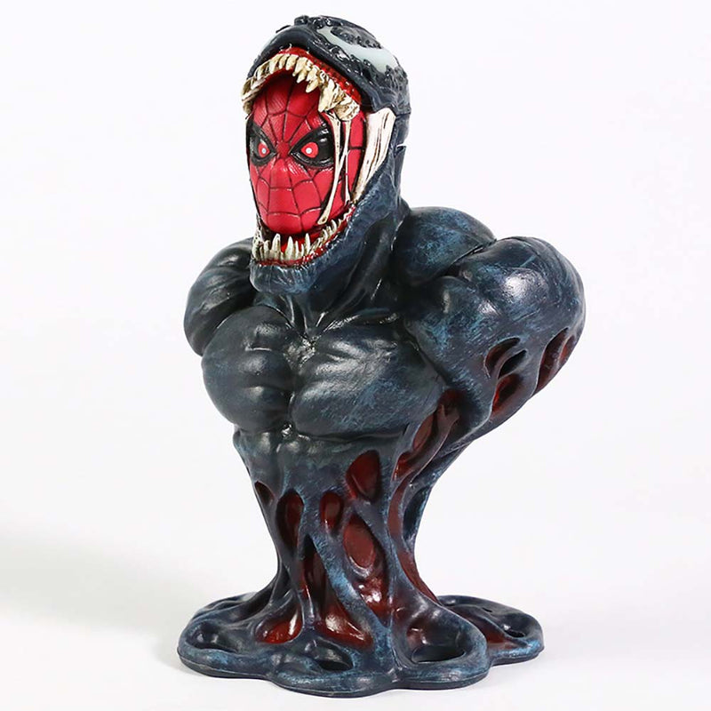 The Amazing Spiderman Venom Bust Action Figure Model Toy 16cm