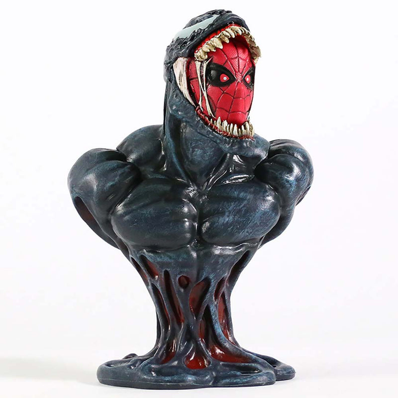 The Amazing Spiderman Venom Bust Action Figure Model Toy 16cm