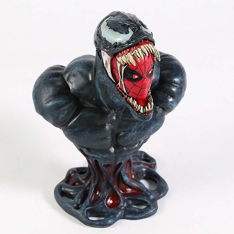 The Amazing Spiderman Venom Bust Action Figure Model Toy 16cm