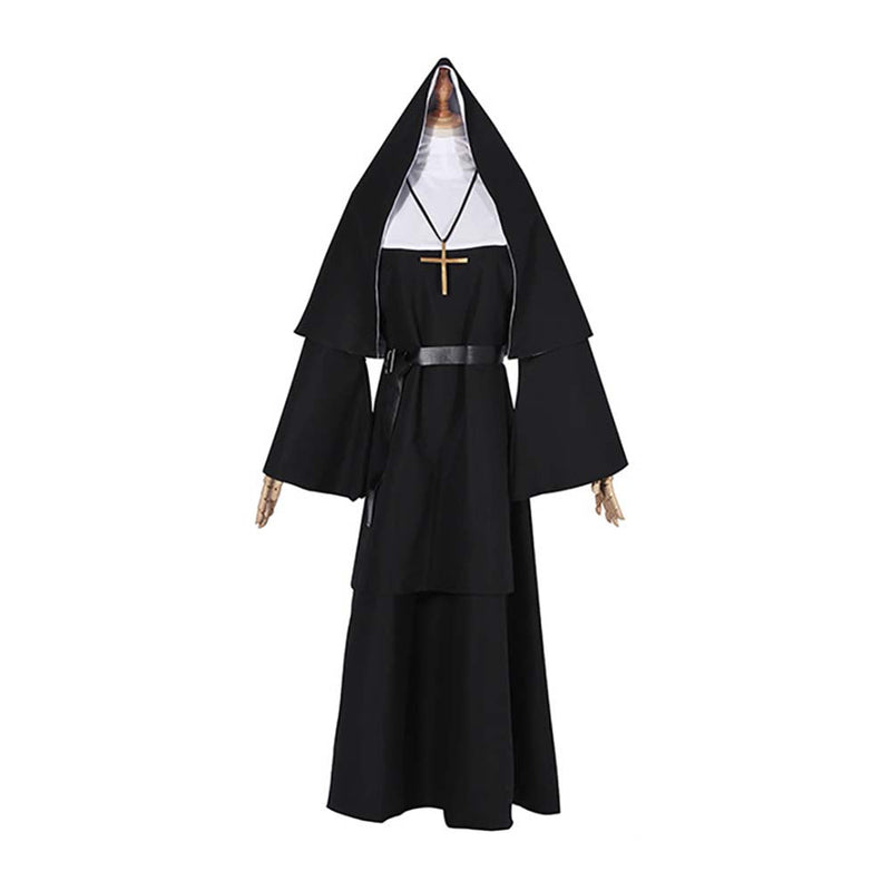 The Conjuring 2 The Nun Cosplay Long Dress Horror Ghost Costume