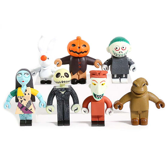 The Nightmare Before Cartoon Action Figure Mini Model Toy 7pcs