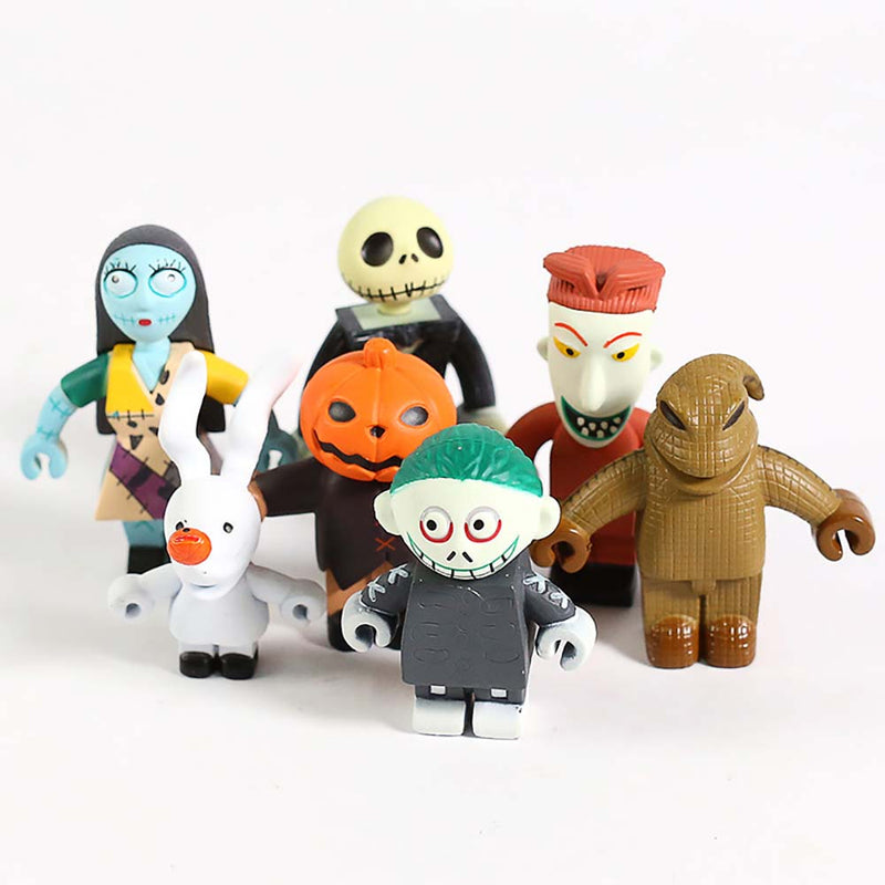 The Nightmare Before Cartoon Action Figure Mini Model Toy 7pcs