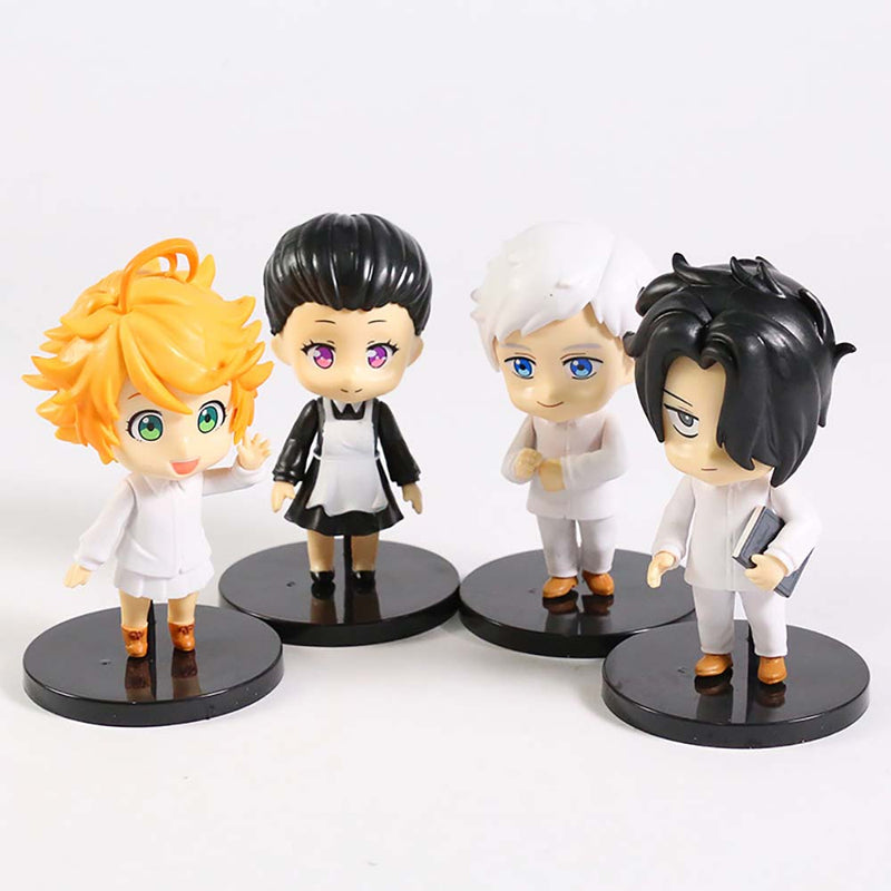 The Promised Neverland Action Figure Collectible Model Toy 4pcs 10cm