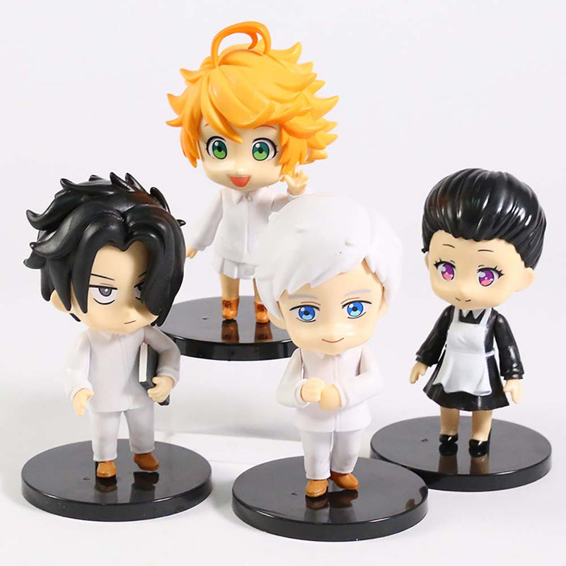 The Promised Neverland Action Figure Collectible Model Toy 4pcs 10cm