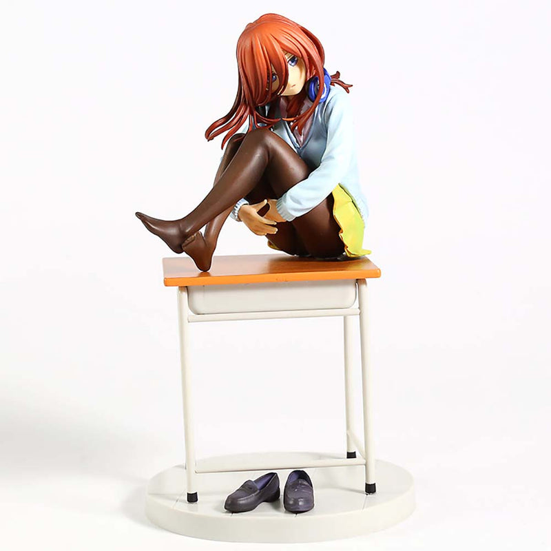 The Quintessential Quintuplets Nakano Miku Action Figure Model Toy 19cm