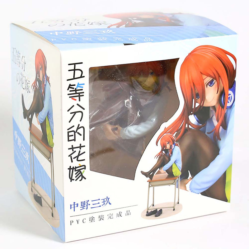 The Quintessential Quintuplets Nakano Miku Action Figure Model Toy 19cm