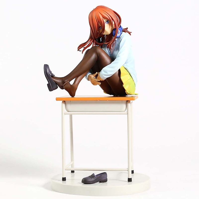 The Quintessential Quintuplets Nakano Miku Action Figure Model Toy 19cm