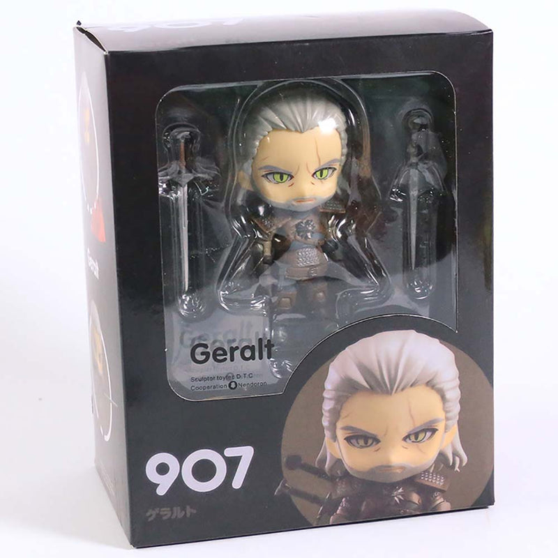 The Witcher 3 Wild Hunt Geralt 907 Action Figure Toy 10cm