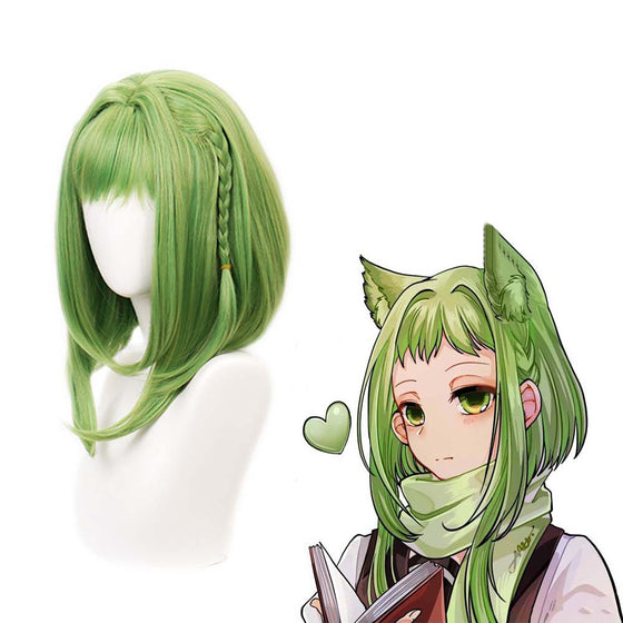 Toilet Bound Hanako Kun Nanamine Sakura Cosplay Wig Green Hair