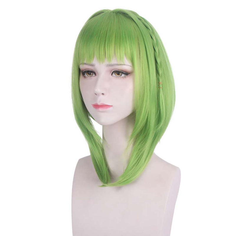 Toilet Bound Hanako Kun Nanamine Sakura Cosplay Wig Green Hair