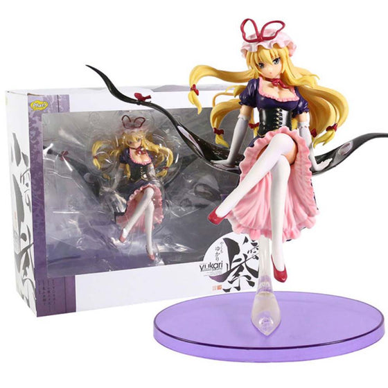 Touhou Project Yakumo Yukari Action Figure Collectible Model Toy 22cm