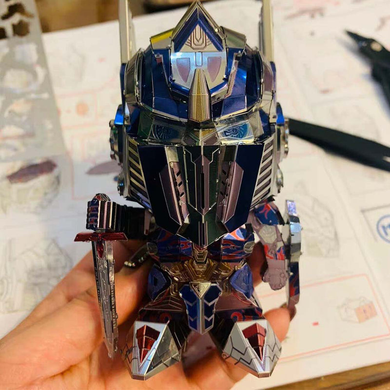 Transformers Mask Optimus Prime 3D Art Model Metal Puzzle DIY Assembled Toy - Toysoff.com