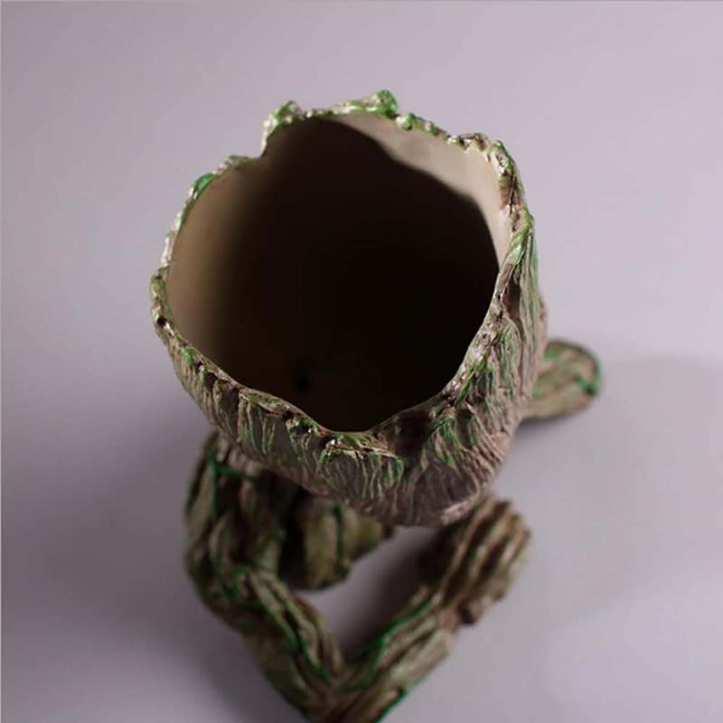 Tree Man Superhero Model Groot Flower Pot Office Creative Gift