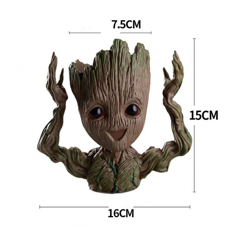 Tree Man Superhero Model Groot Flower Pot Office Creative Gift