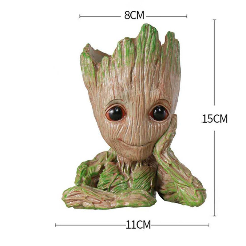 Tree Man Superhero Model Groot Flower Pot Office Creative Gift