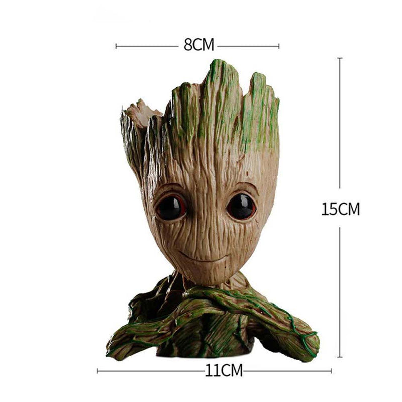 Tree Man Superhero Model Groot Flower Pot Office Creative Gift