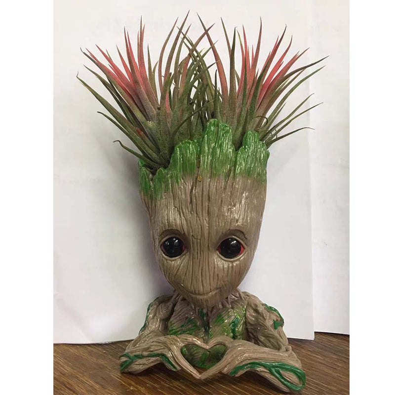 Tree Man Superhero Model Groot Flower Pot Office Creative Gift