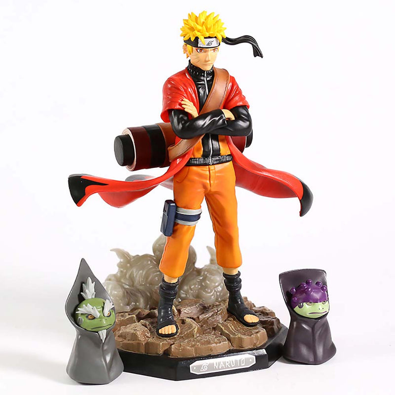 Uzumaki Naruto Figurine Sage Mode Action Figure Model Toy 22cm