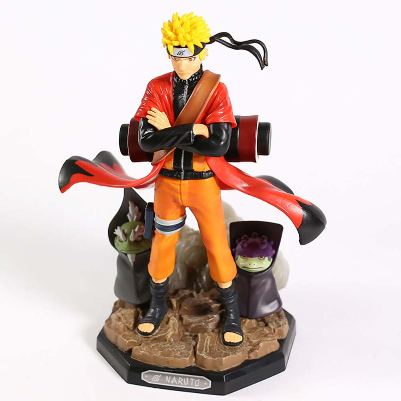 Uzumaki Naruto Figurine Sage Mode Action Figure Model Toy 22cm