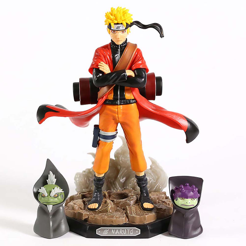 Uzumaki Naruto Figurine Sage Mode Action Figure Model Toy 22cm