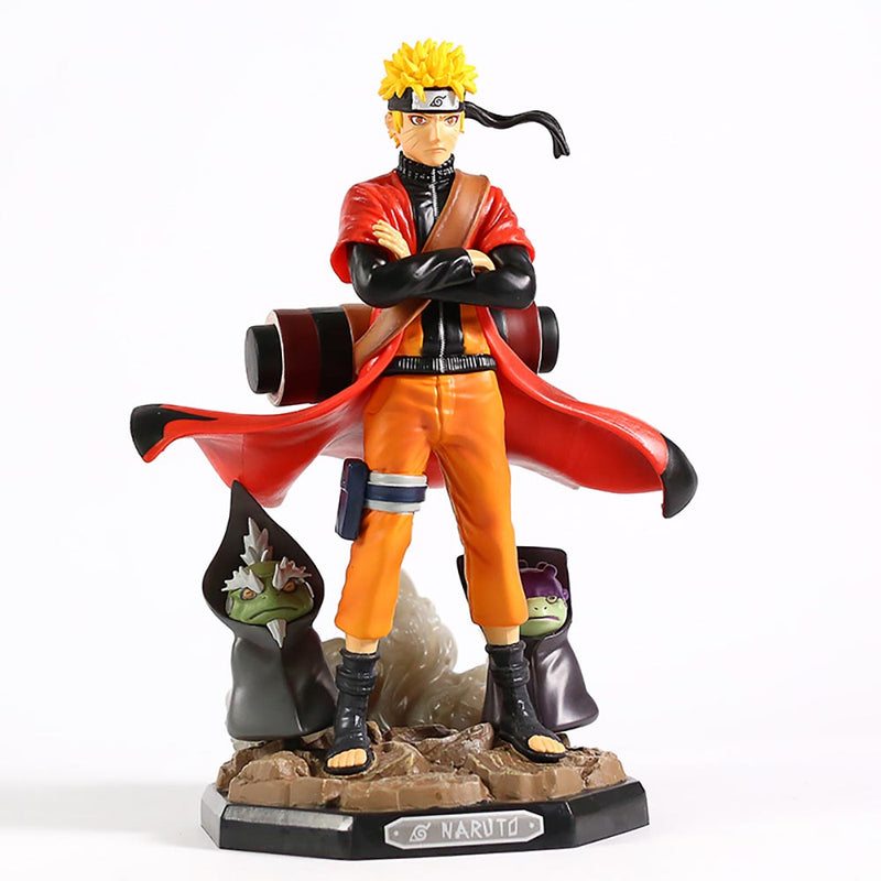 Uzumaki Naruto Figurine Sage Mode Action Figure Model Toy 22cm