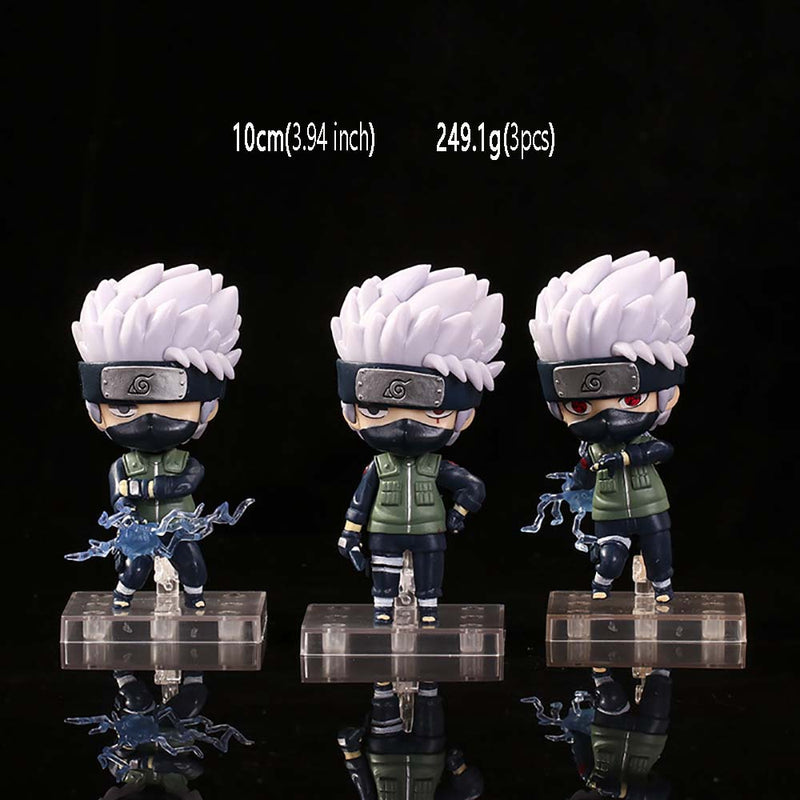 Uzumaki Naruto Kakashi Sasuke Itachi Sakura Q Ver Action Figure 3pcs