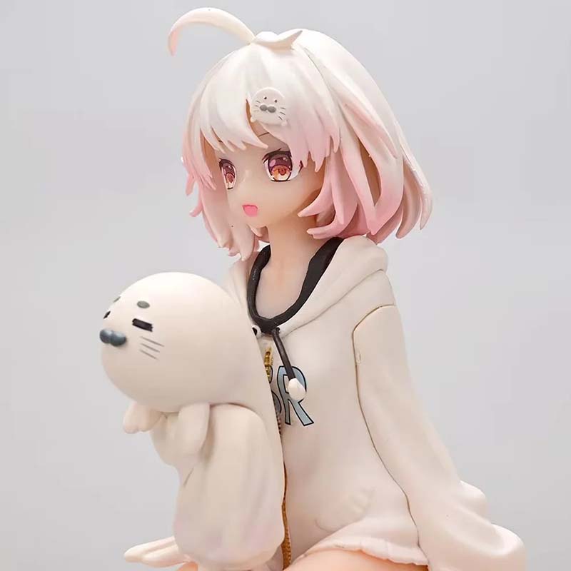 Virtual YouTuber Shirakami Haruka Action Figure Toy 12cm