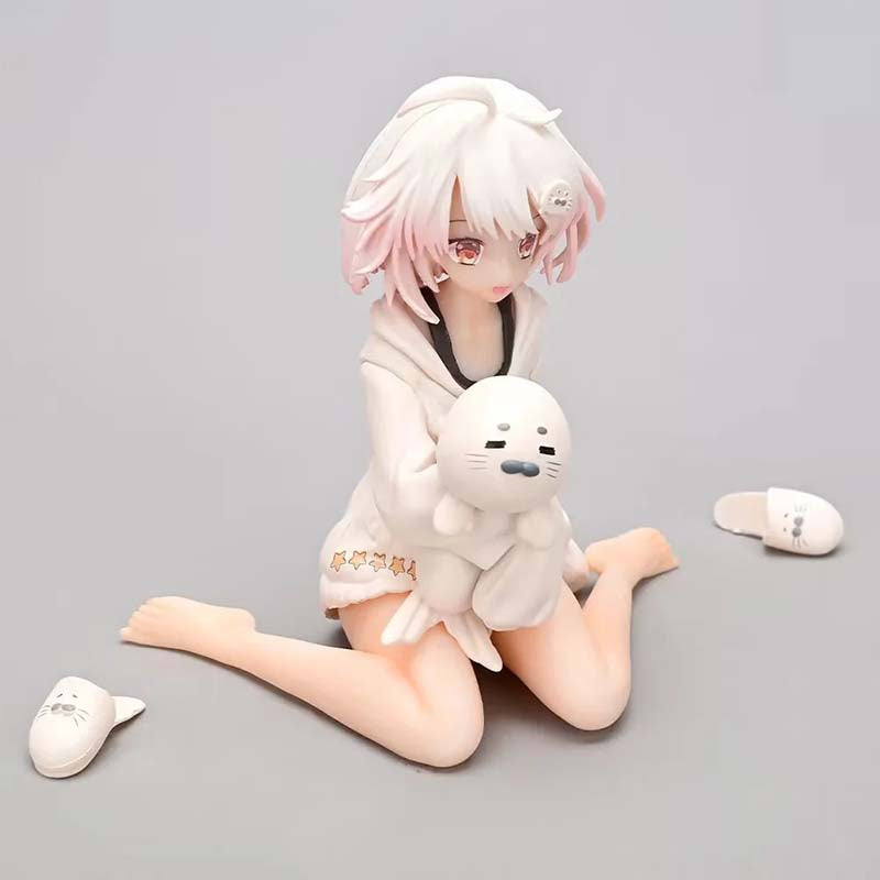 Virtual YouTuber Shirakami Haruka Action Figure Toy 12cm